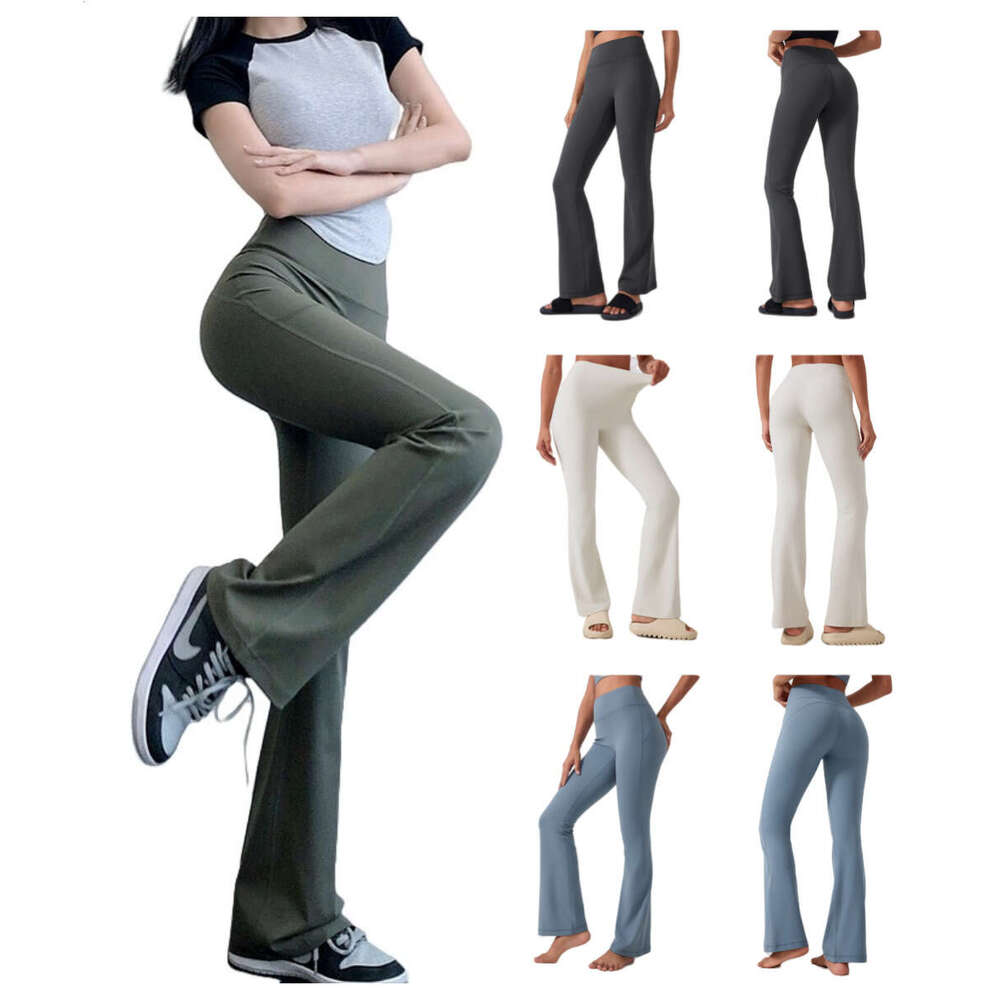 New Women Yoga Pant High Waist Align Tights leggings Sports Yoga Leggings Tights Bell-bottoms Legging gym Pants