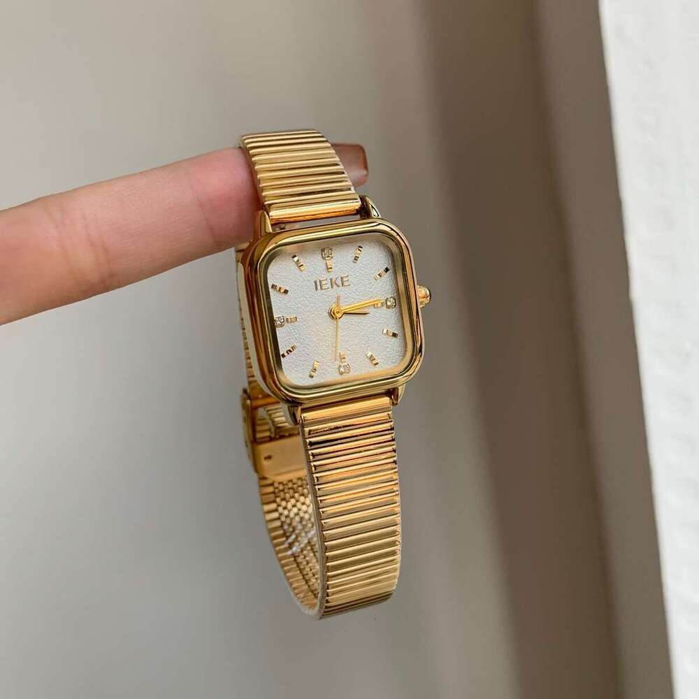 Minimalist Cool Style Designer Small Square Steel Band for Women Ins High-end Light Luxury 2025 New Quartz Watch