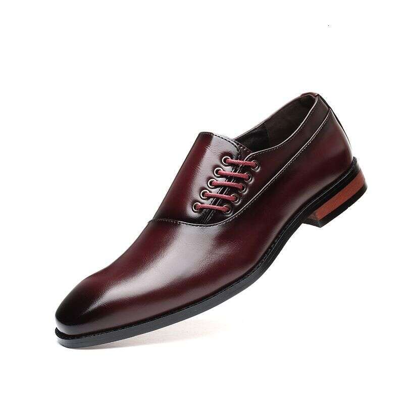 2025 British Style Fashion Trend Single Business Formal Leather Large Size 47 48 Men's Shoes