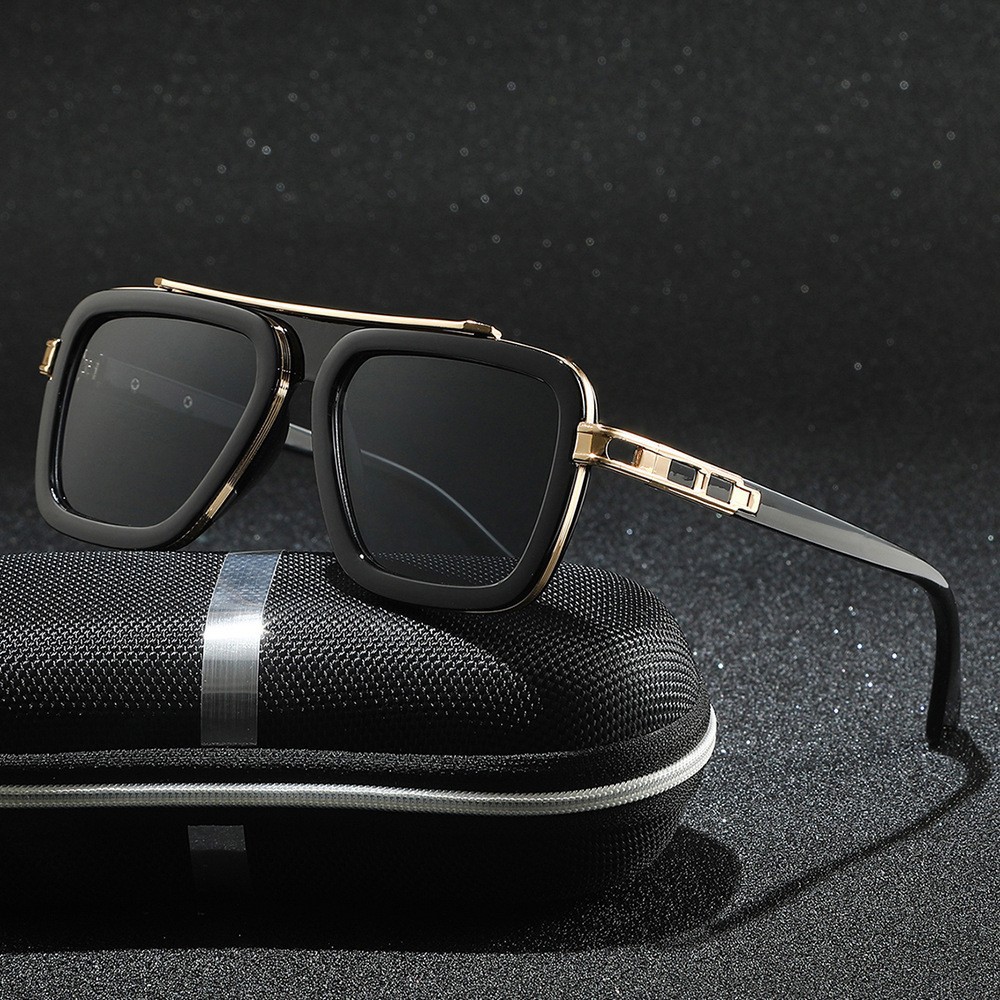 Designer Sunglasses For Men Women Oversized Sunglasses Fashion UV400 Protection Sunglasses Luxury Polarized Goggle Pilot PC Frame Square Eyewear P3022