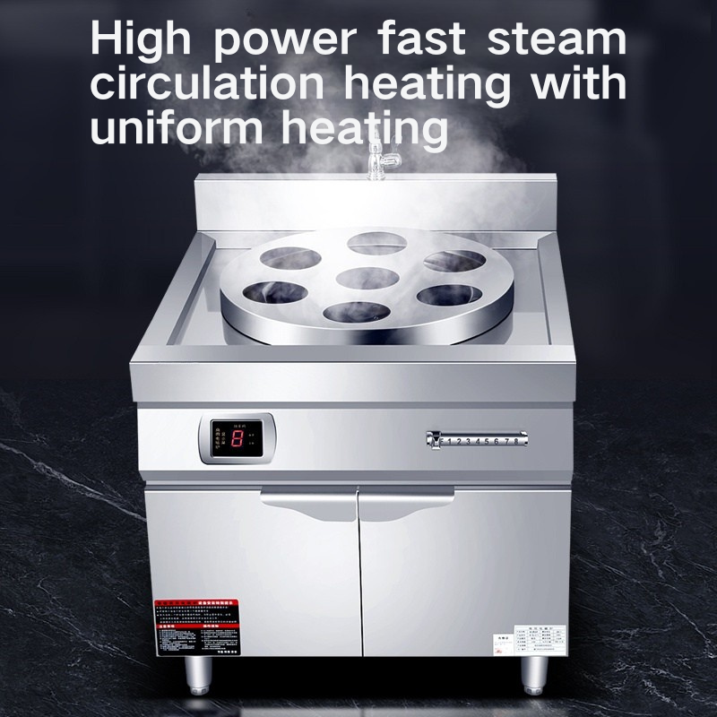 Commercial Steamer Pot with Multi-Purpose Functionality - Stainless Steel Material for Easy Cleaning