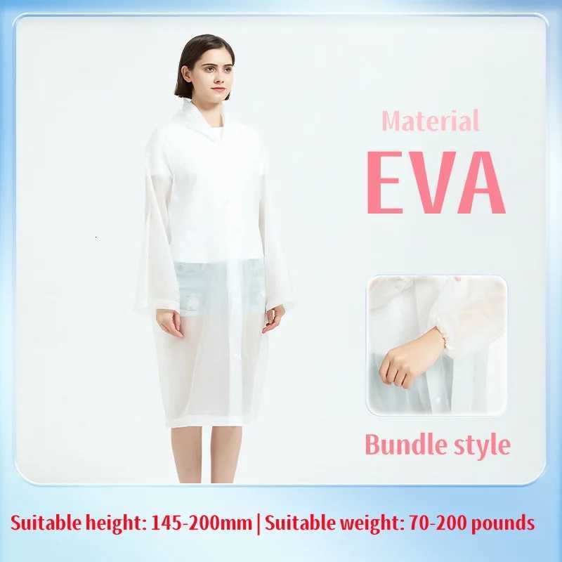 Raincoat Women Men Impermeable Thickened Waterproof EVA Raincoat Tourism Outdoor Hiking Rain Poncho Raincoat Hooded Rain Coat Y250814