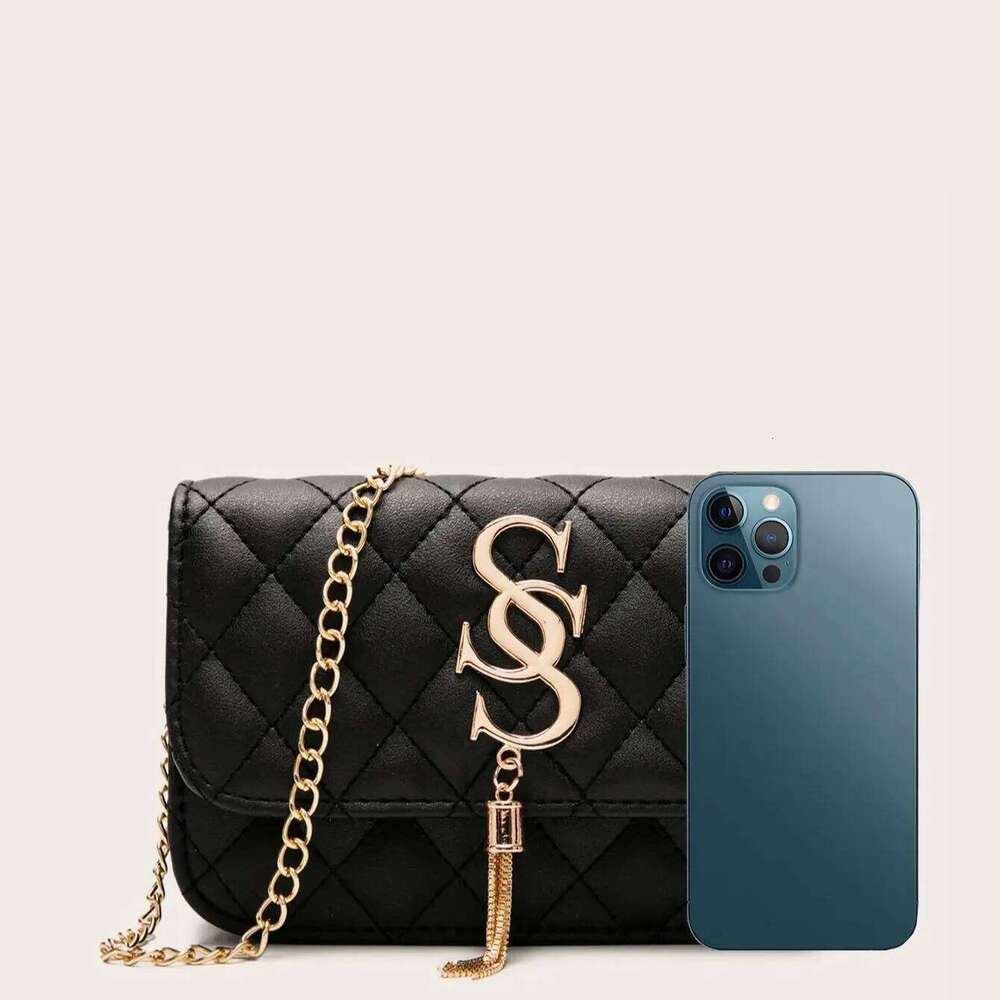 Small Fragrant Wind Ring Grid Chain Women S New Crossbody Mini Korean Version Small Square Bag