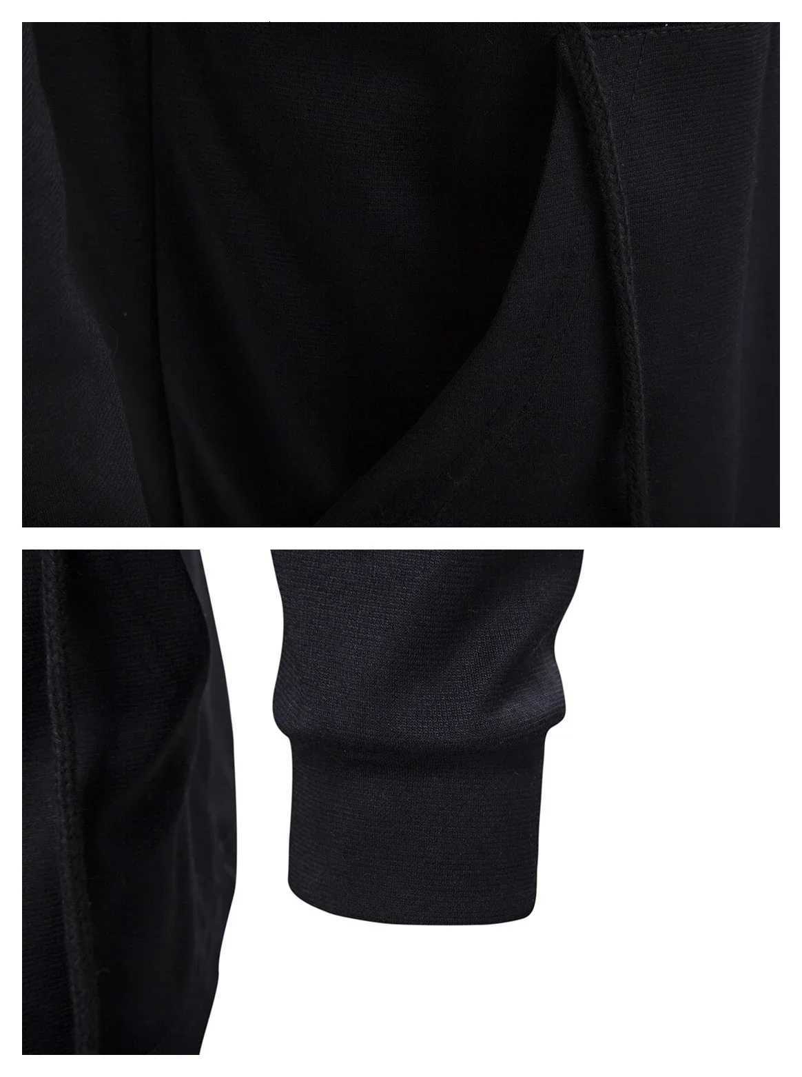 2025 Brand New Dark Mens Trench Coat Men Cloak Mid-Length Hooded Coat Large Size Outerwear Mens Clothing Overcoat For Men W250815