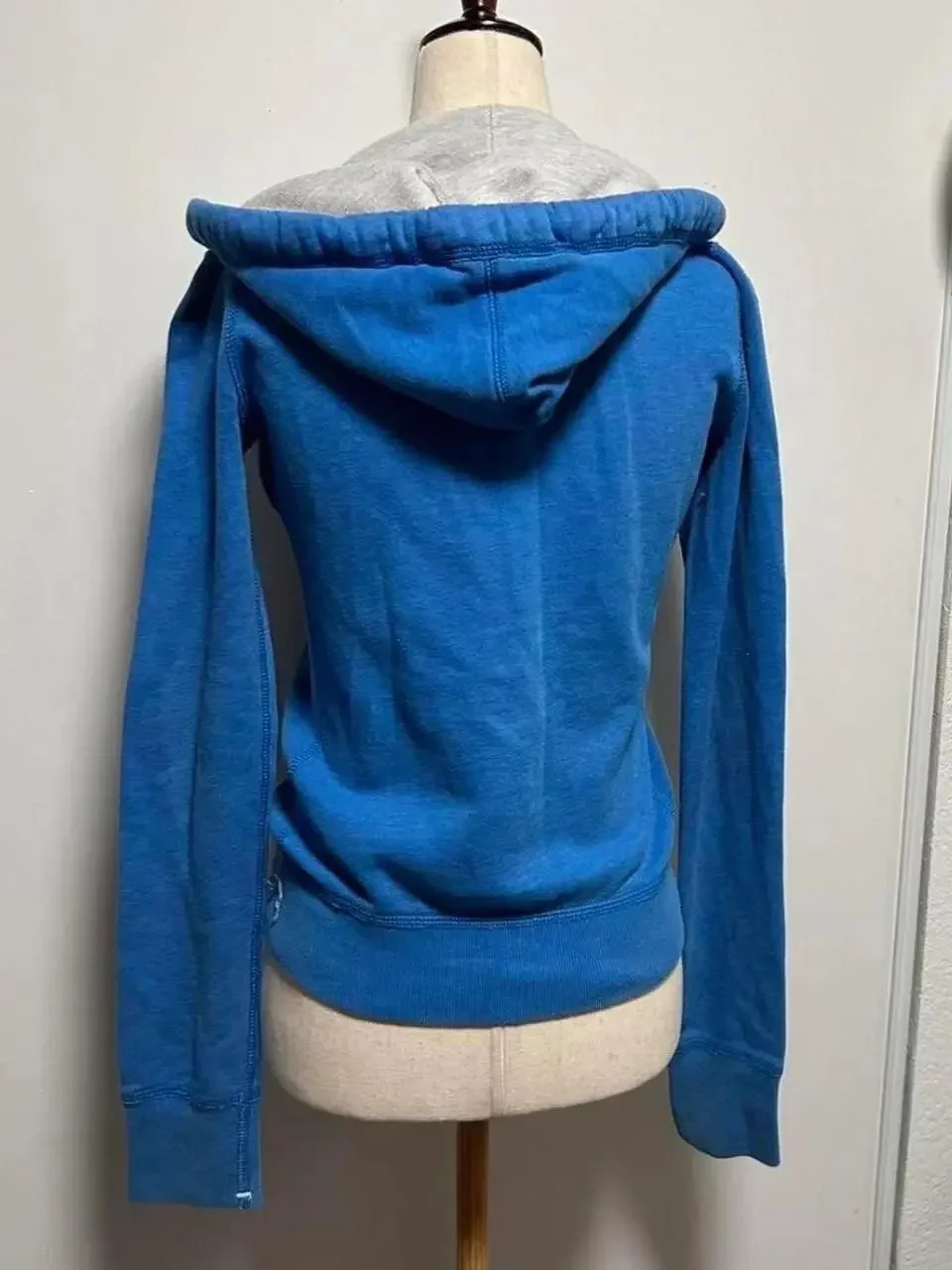 blue sweatshirt for women fall and winter gothic American retro casual bulk streetwear Y2K n Slim cardigan jacket 250814