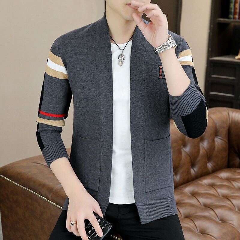 P9new Brand Cardigans Trendy Fashion Sweaters Tops Men's Autumn Jackets For Men