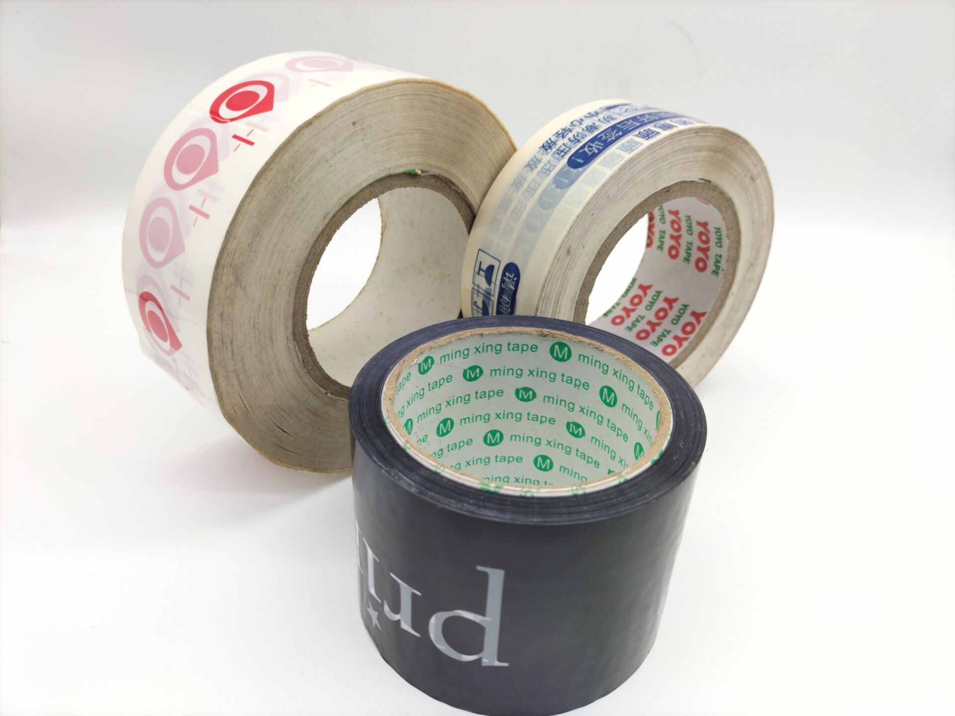 wholesale Customized printed transparent tape with personalized advertising slogan used for carton sealing and packaging protection