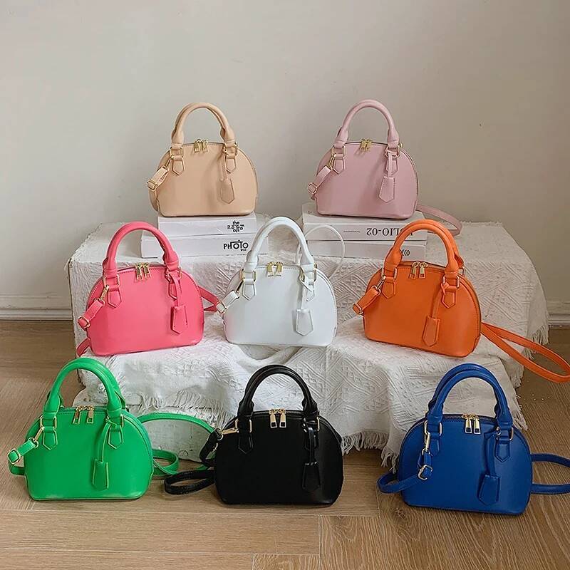 Brand Candy Color Tote Bags For Women 2021 New Fashion Purses And Handbag Designer Crossbody Cute Shoulder Bag