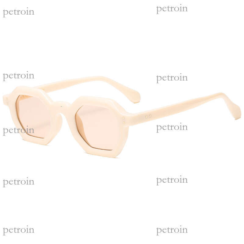 Polygonal Rice Stud New Trend UV400 Anti-UV Sunglasses