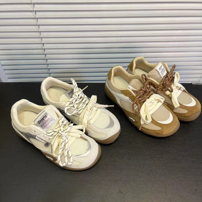 Designer 2025 New Retro Dexun Shoes Women's Mesh Casual Shoes