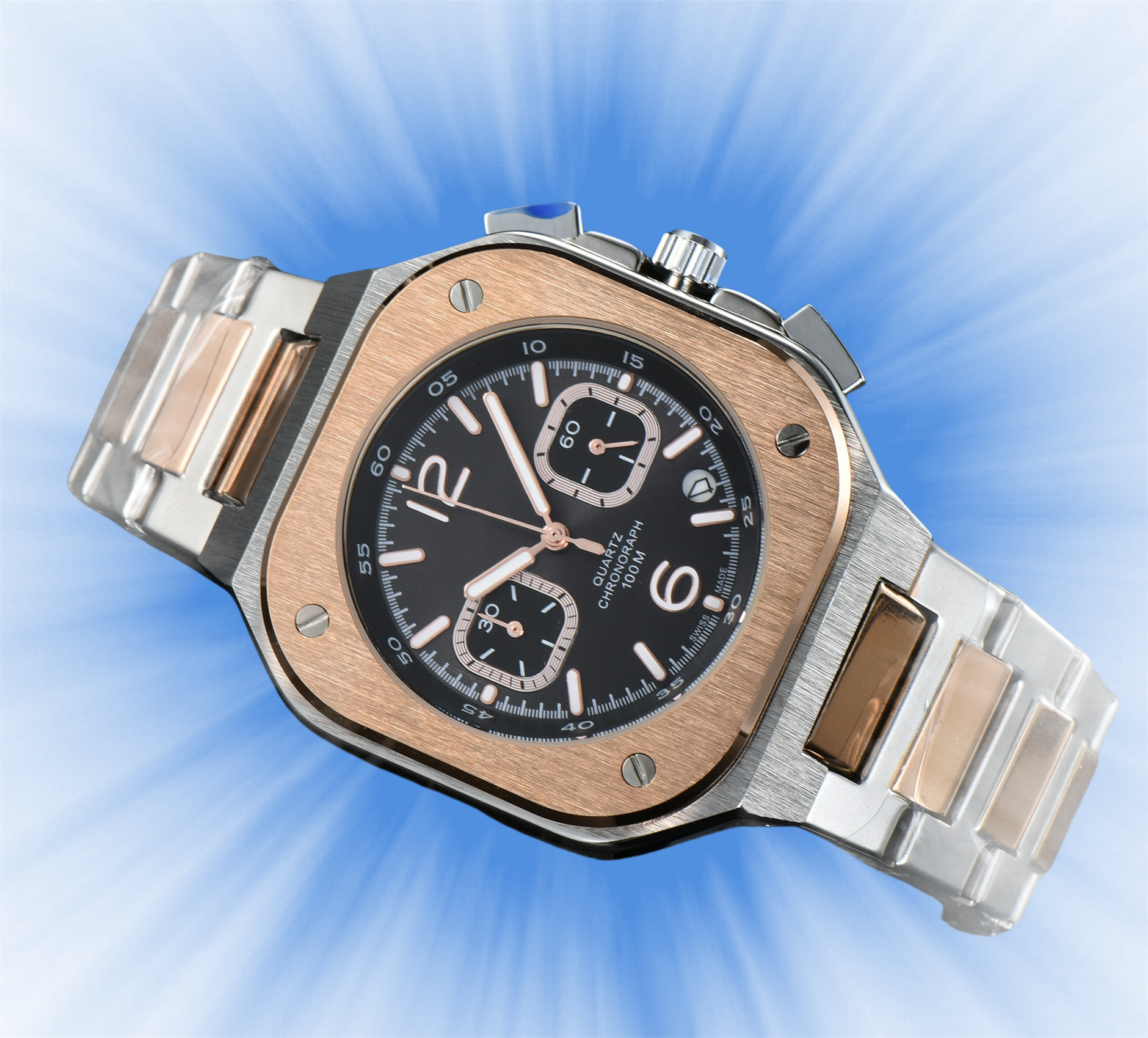 Luxury designer mens womens BELLity & watches Quartz automatic movement WATCH stainless steel strap luminous gifts ROSSity Wristwatches montre #158