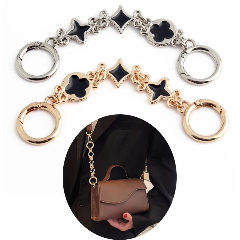 1PC 14.5cm Exquisite Cute Wallet Shoulder Strap Extension Chain Womens Clutch Shoulder Bag DIY Decoration Extension Chain 250811