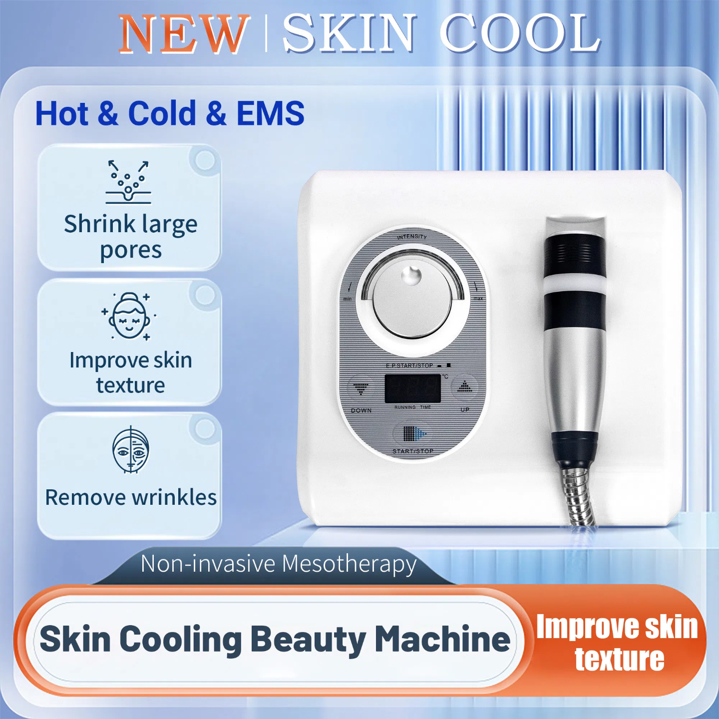 Facial Lifting Cold Skin Cooling Machine Skin Cooler Machine Treatment Skin Cooler Reduce The Pain Air Cooling Devices