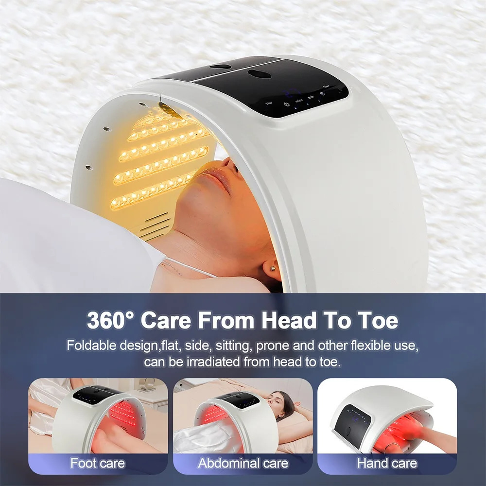foreverlily LED Face Mask PDT Machine 7 Colors Light Pon Skin Rejuvenation Facial Body Beauty Spa Nano Spray Face Body Mist 250731