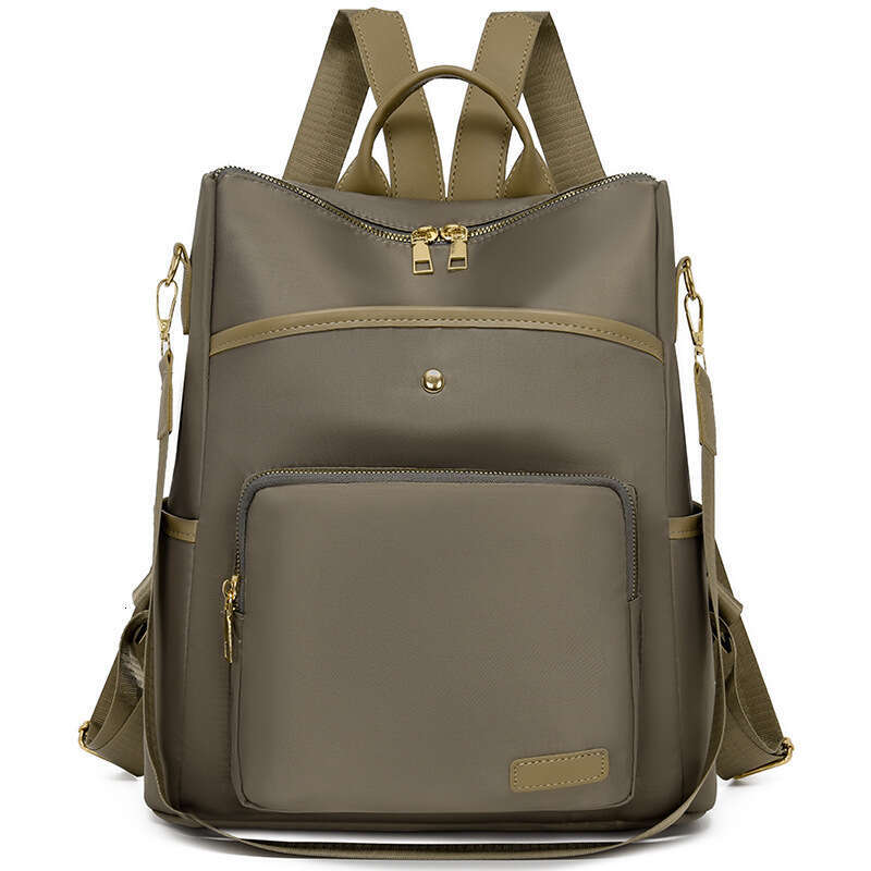 Women's New Soft Bags Designer Women Leather Texture Backpack Korean Version Fashion School Simple Solid Color Trendy Travel Bag