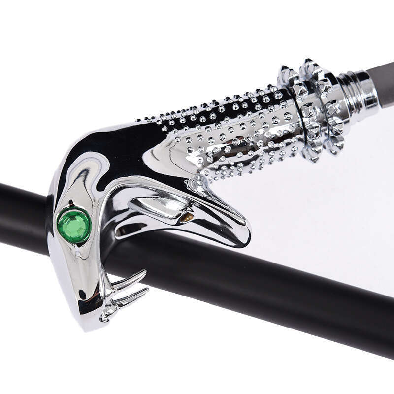 Lucius COS Potter Merchandise Malfoy Wand Cane Sword Metal Snake Head Prop Unsharpened