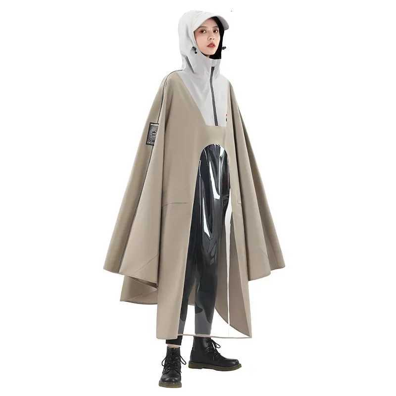 Motorcycle Raincoat Thickened and Lengthened Electric Vehicle Adult Long Full Body New Battery Vehicle Special Poncho Y250814