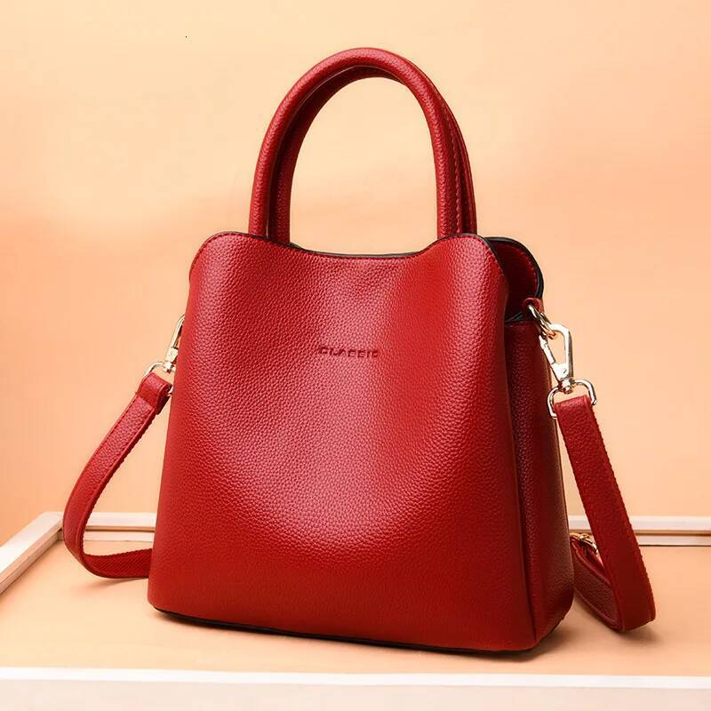 High Quality For Women 2025 New Fashionable Commuter Women's Handbag PU Large Capacity Shoulder Crossbody Bag