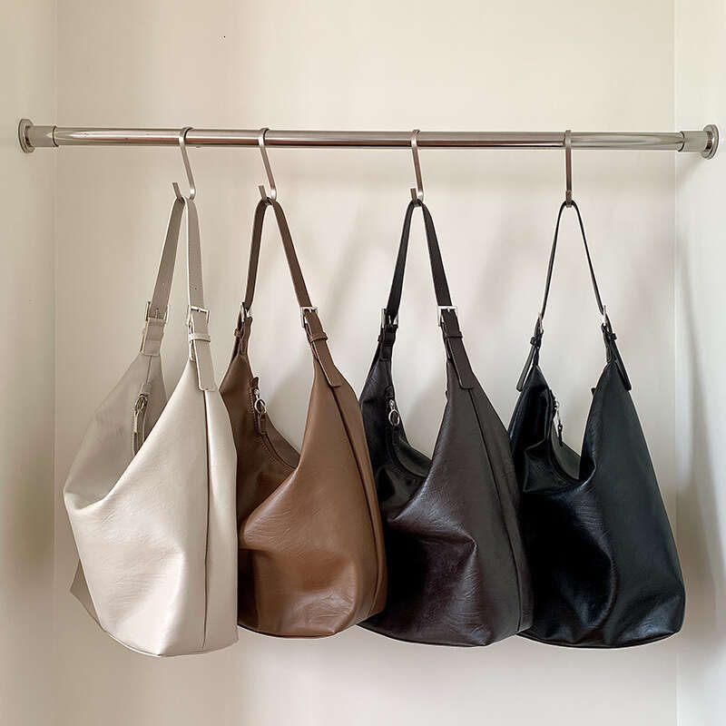 Autumn Tote Bags Designer Women Winter Korean Style Black Casual Commuter High-end Simple Versatile Soft Leather Large Capacity Women's Bag