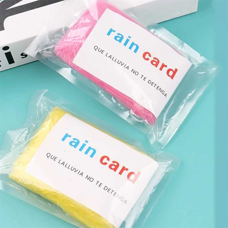 Adult Disposable Poncho Hooded Raincoat Lengthened Waterproof Outdoor Rain Poncho Y250814