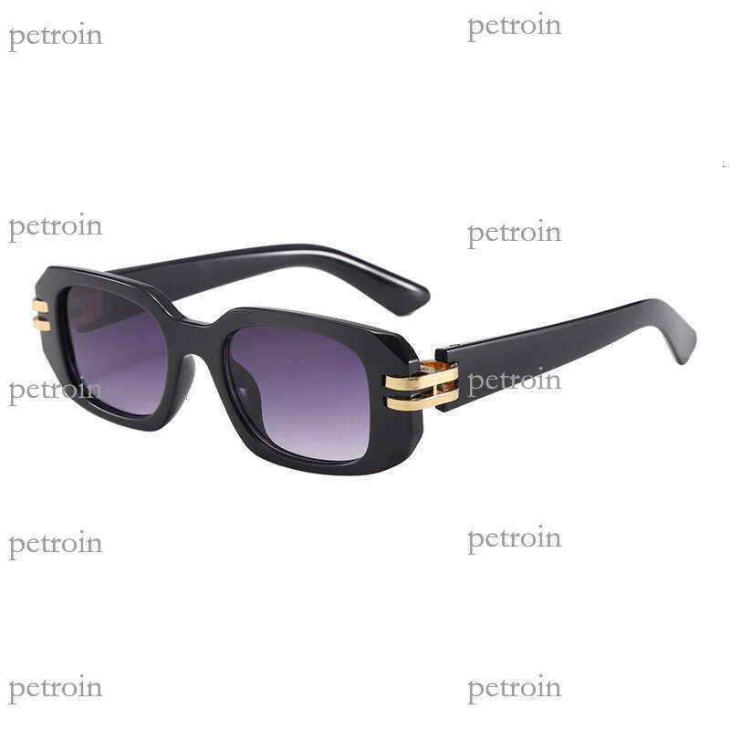 New Small Frame Square High-end Sunglasses Women's Trendy Fashion Street Photography Men's Glasses