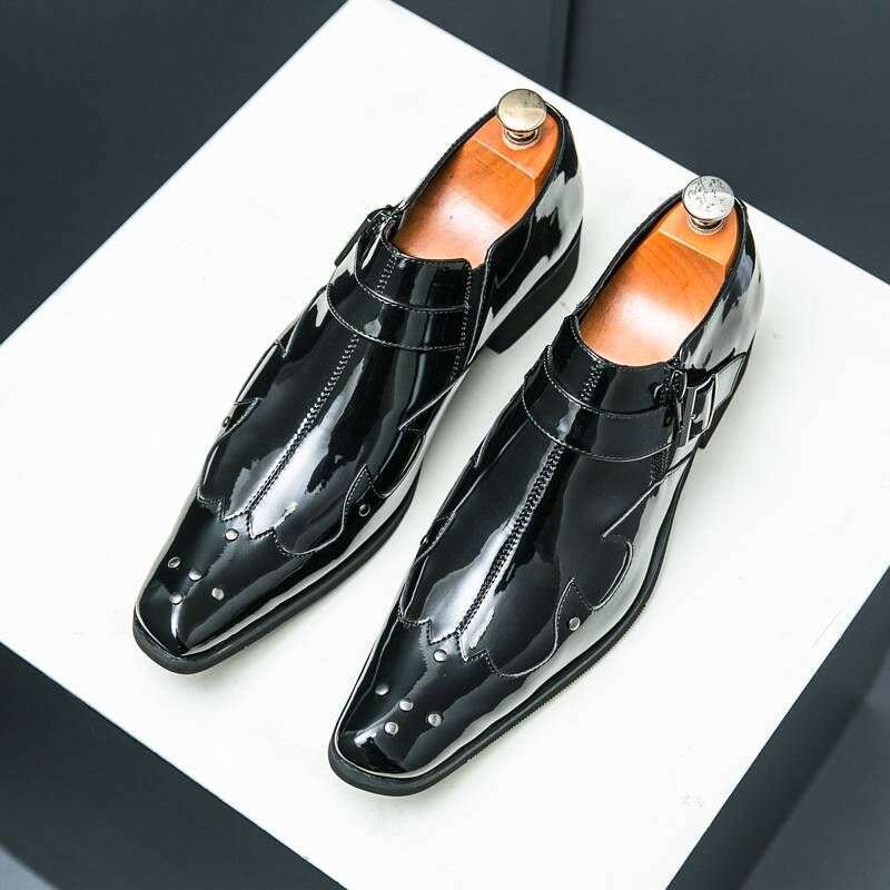 Summer Fashion Leather Large Size Business Formal Casual Wedding Lace Up Men Shoes