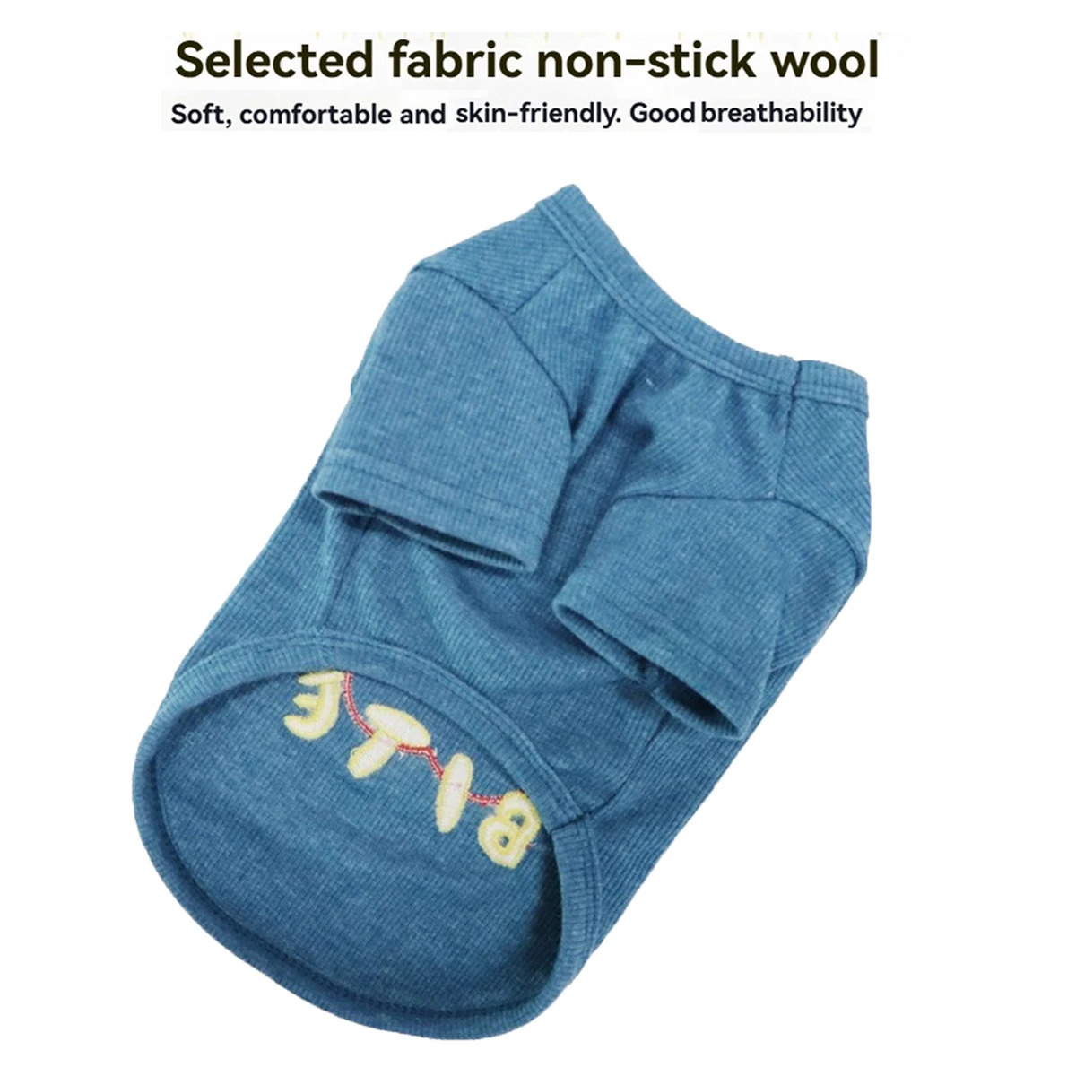 Tshirt for Dogs Cute Puppy Summer Clothes Soft Cats Clothing Breathable Dog Accessories 250814