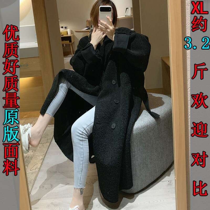 Korean style Autumn and winter corduroy casual suit suit trench coat women