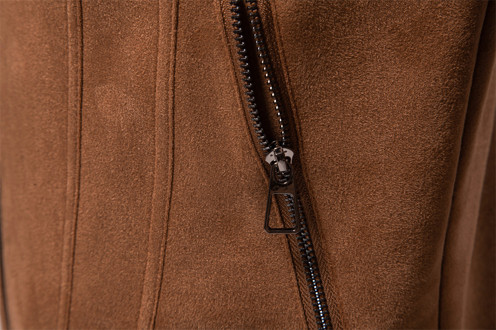 Designer jacket 2025 New Men's Faux Suede Jacket Autumn Winter Lapel Coat Trendy Male Outerwear Casual Outdoor Jacket EUR size: S-2XL