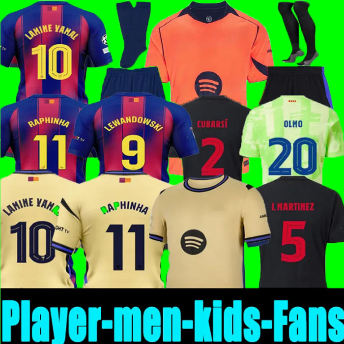 soccer jerseys camiseta de futbol PEDRI GAVI football shirt men kids kits CUBARSI Cactus Jack 2025 25 26 LAMINEs YAMALs