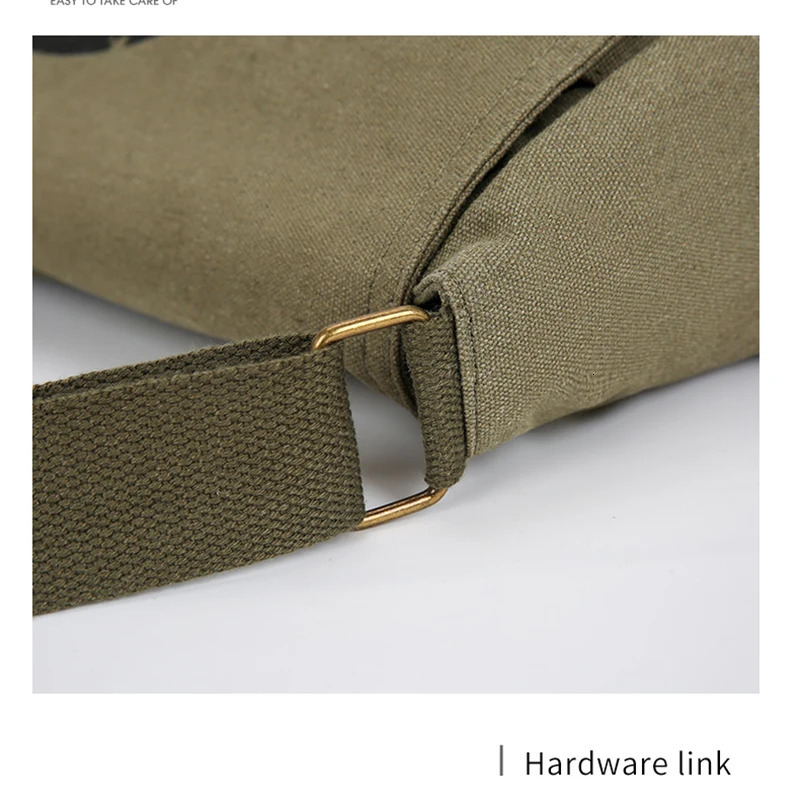 Playful Pattern Womens Bag Multiple Pockets Green Canvas Messenger Bag Zipper Hasp Shoudler Bag For Women Commuting 250809