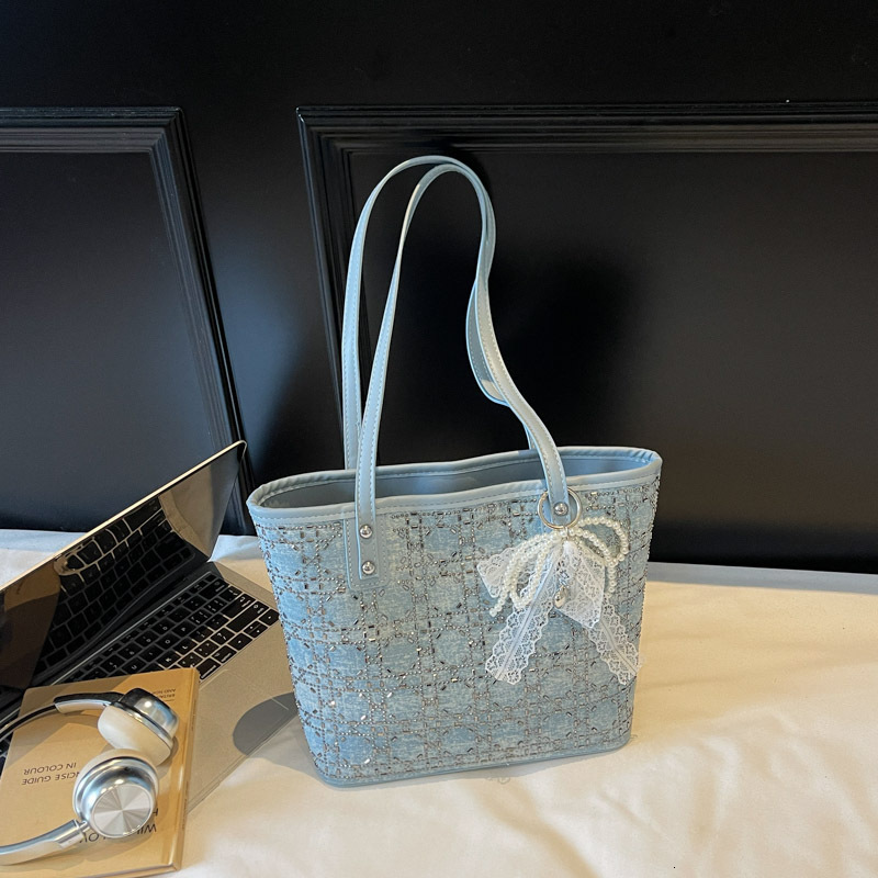 Women's Fashion Hot Diamond Bucket Bag Free Shipping Designer Luxury New Heavy Industry High Temperament Handbag Fashion Single Shoulder Crossbod