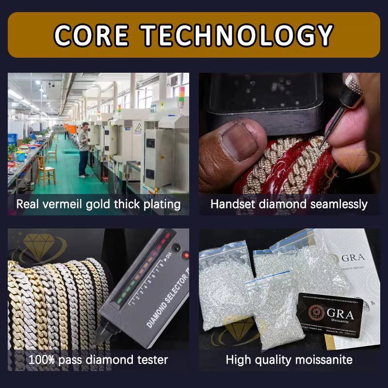 Cheap Price Moissanite Chain Link Bracelet Women Fashion Jewelry VVS Iced Out Diamonds 2-8mm Tennis Bracelets Bangles