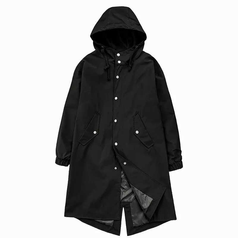 Mens Autumn New Hooded Jacket Korean Streetwear Oversize Coats Korean Streetwear Fashion Mens Clothing Hip Hop Loose Jackets W250815