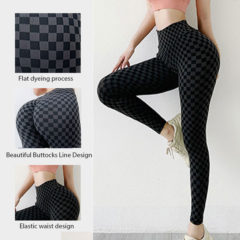 Women's Seamless High Waisted Fitness Bottoms Ladies' Yoga Sportswear Leggings