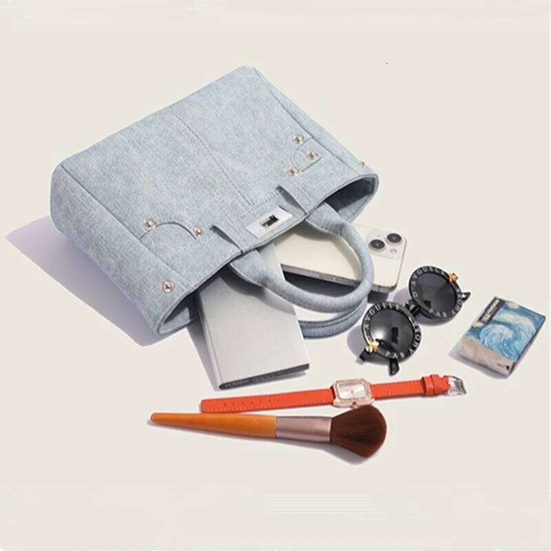 Nesitu High Quality Lightweight Blue Fashion Denim Small Women Shoulder Messenger Bag Handbag Cross Body M892 20250815