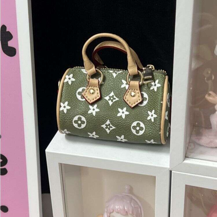 bag charm Mini Internet Celebrity Presbyopic Pillow Dopamine Niche Color Car Key Pendant Earphone Lipstick Bag