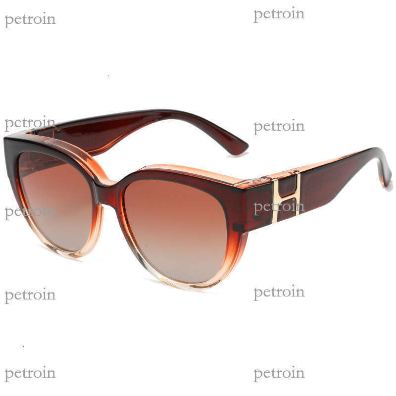 New Fashion TR Polarized Cat Eye Trendy High-end Sunglasses