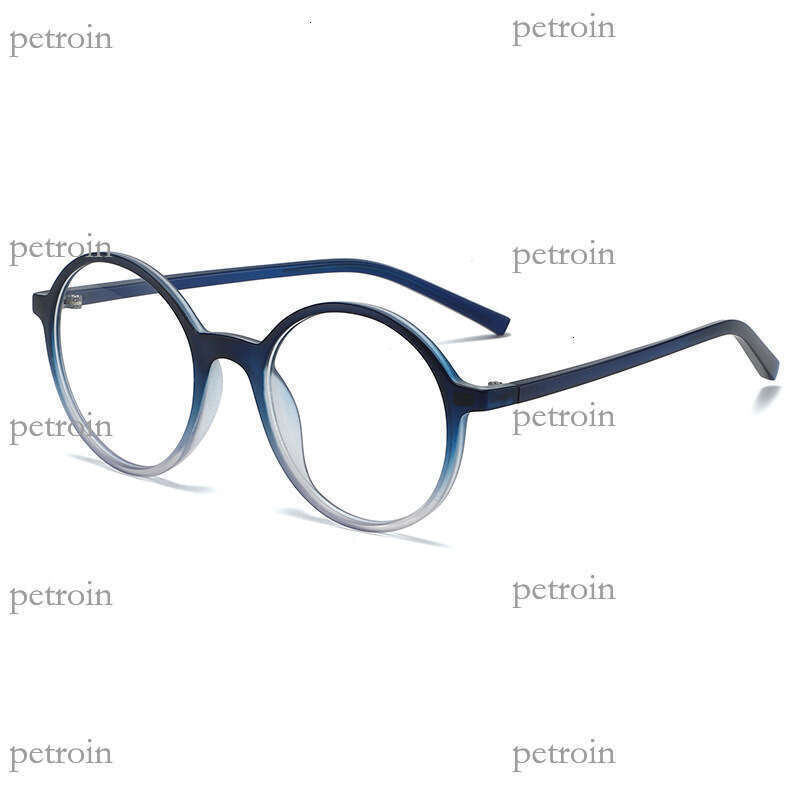 New Round Frame TR90 Blue Light Blocking Polarized Sun Protection Trendy Sunglasses