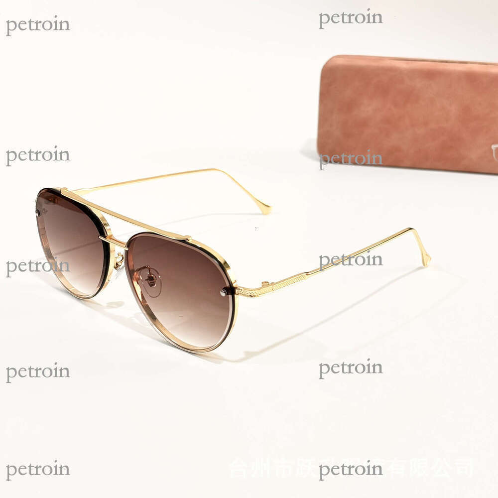 2025 New Fashion Double Bridge Metal Hot-Selling Gradient Sunglasses Outdoor Unisex Glasses