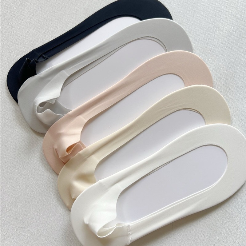 C Brand Ice Silk Boat Socks for Women, Shallow Invisible Socks, Summer Style, Cool and Breathable