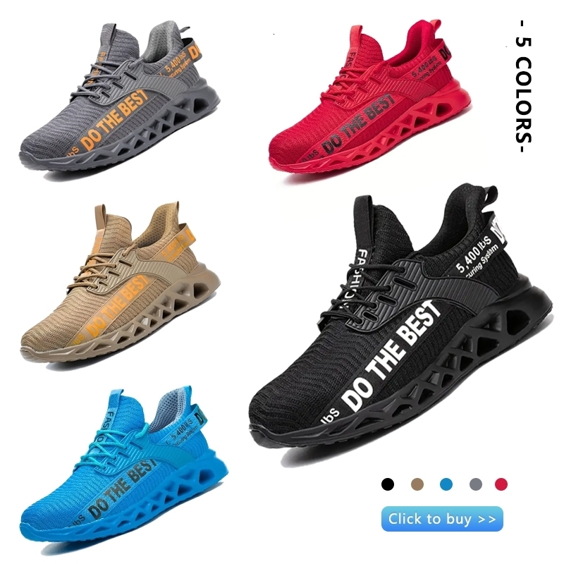 Safety Shoes Men For Work Sneaker Steel Toe Security Protective Lightweight AntiSmash AntiPuncture w250801