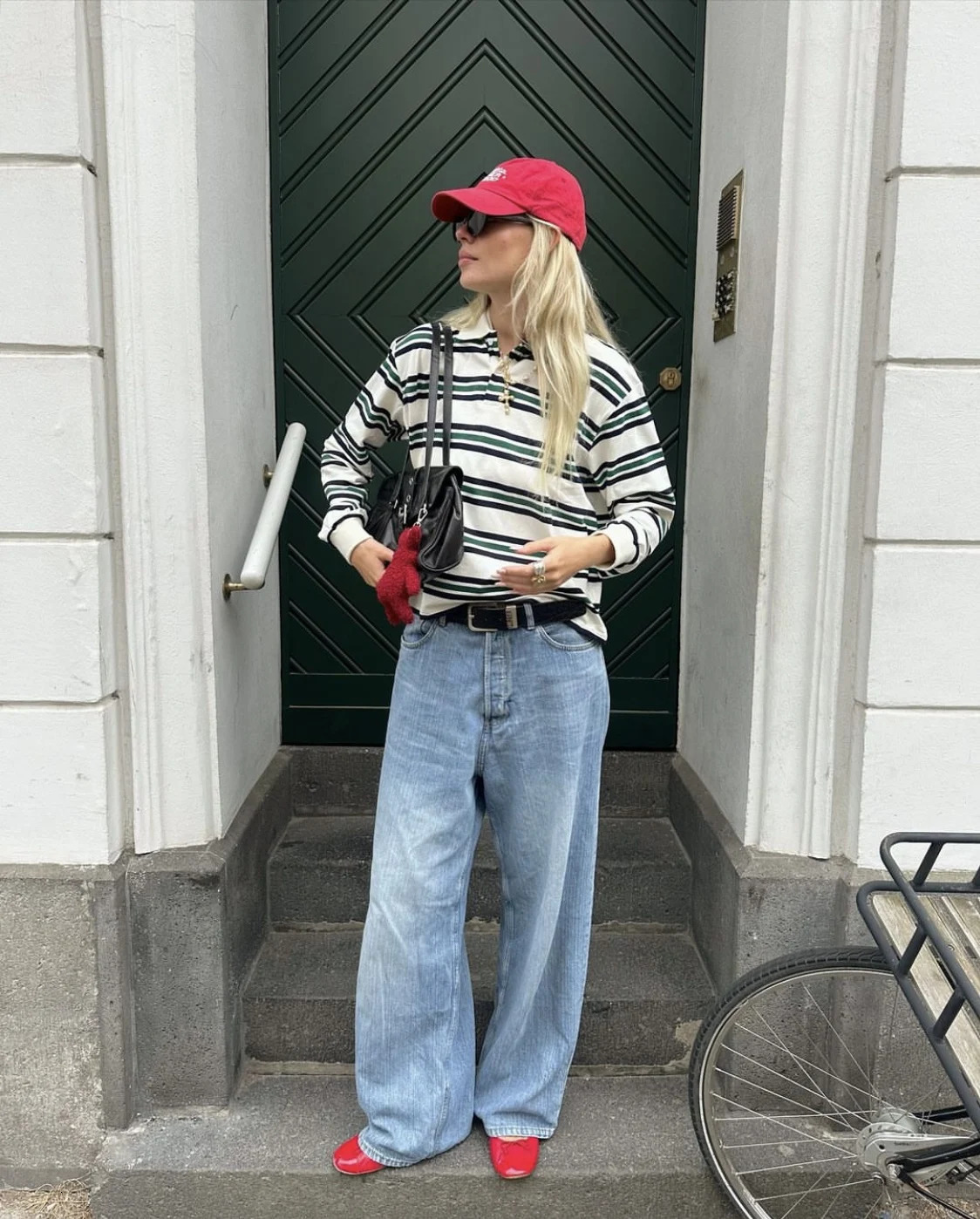 Summer Ladies Polo Shirts Woman Stripes Print Long Sleeve Crop Top Striped Vintage Clothes Mujer Casual Tops Brown 250814