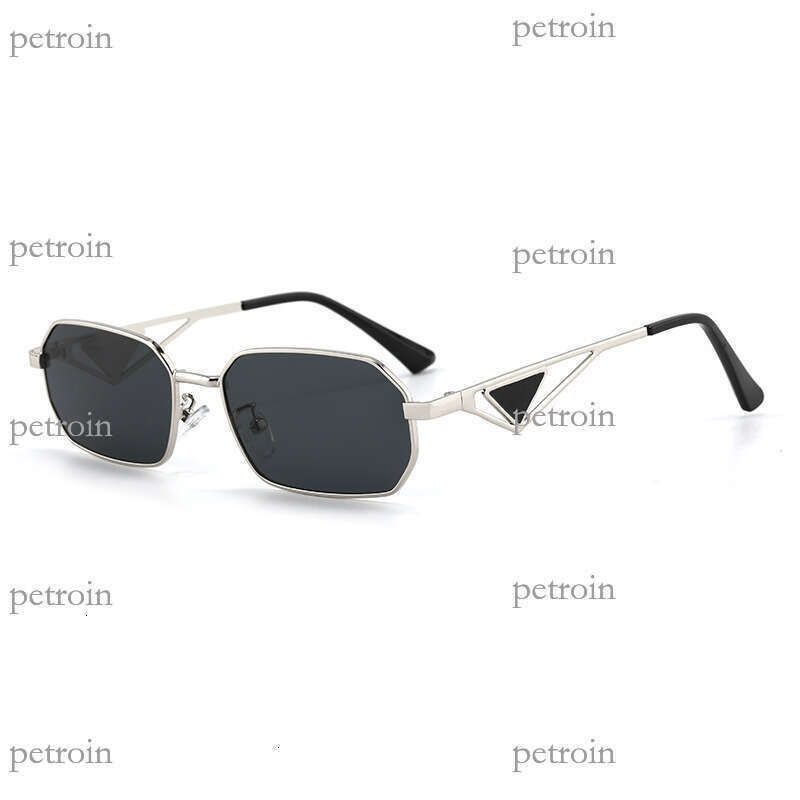 New Men's Triangle Fashion Versatile Personality Small Frame Trendy Women's High-end Street Style Sunglasses