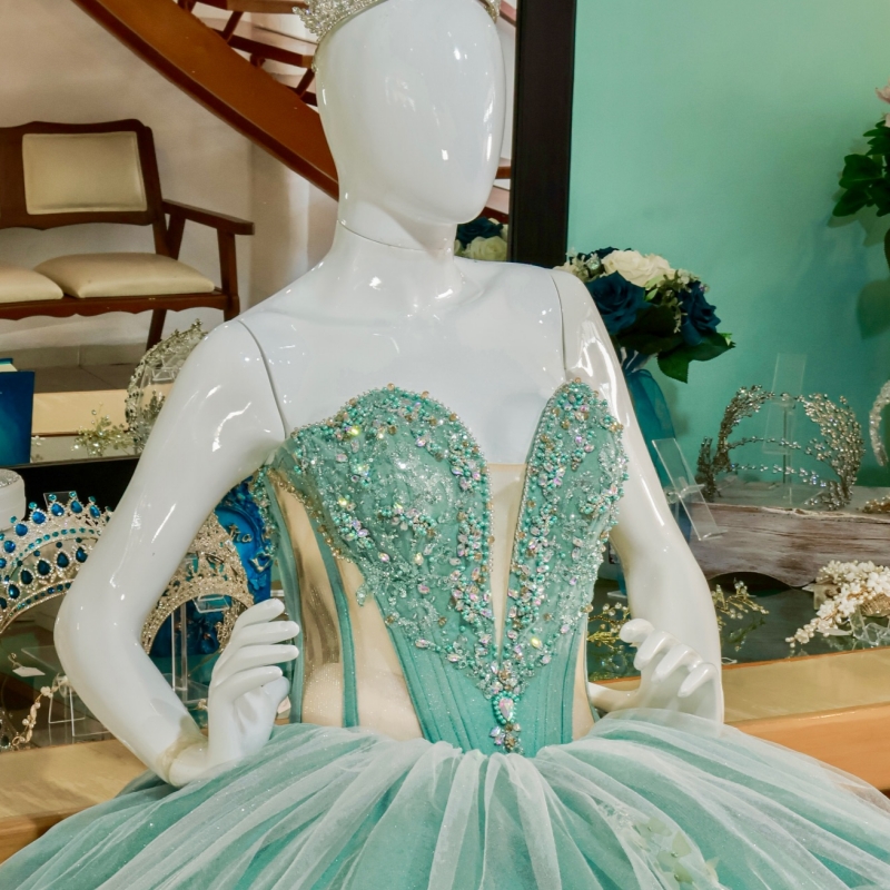 Mint Green Shiny Princess Sweet 16 Dress Dress Quinceanera Dresses Applique Lace Beading Bow Corset Tull Party Birthday Vestido De 15 Anos Ball Gowns