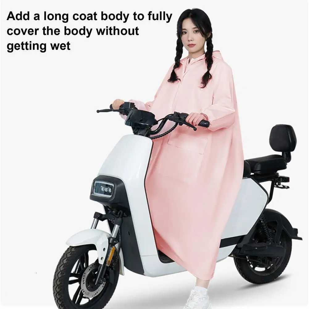 1Pc Waterproof Raincoat Elastic Cuff Raincoat Ultralight Waterproof Hooded Raincoat Portable Outdoor Travel Poncho for Adults Y250814