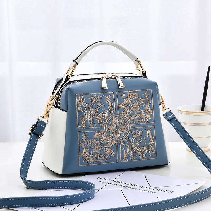 Designer bag 52 Korean-style Fashion Handbag All-match Shoulder Crossbody Boston Casual Pillow Bag Color Matching