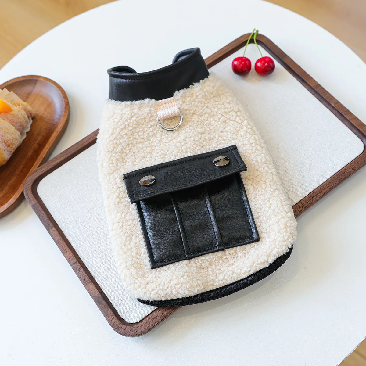 PU Pocket Chihuahua Winter Clothes For Small Breeds Dog Warm Autumn Harness Vest Coat Jacket Pet Cat Cute Male Outfit Pugs 250814