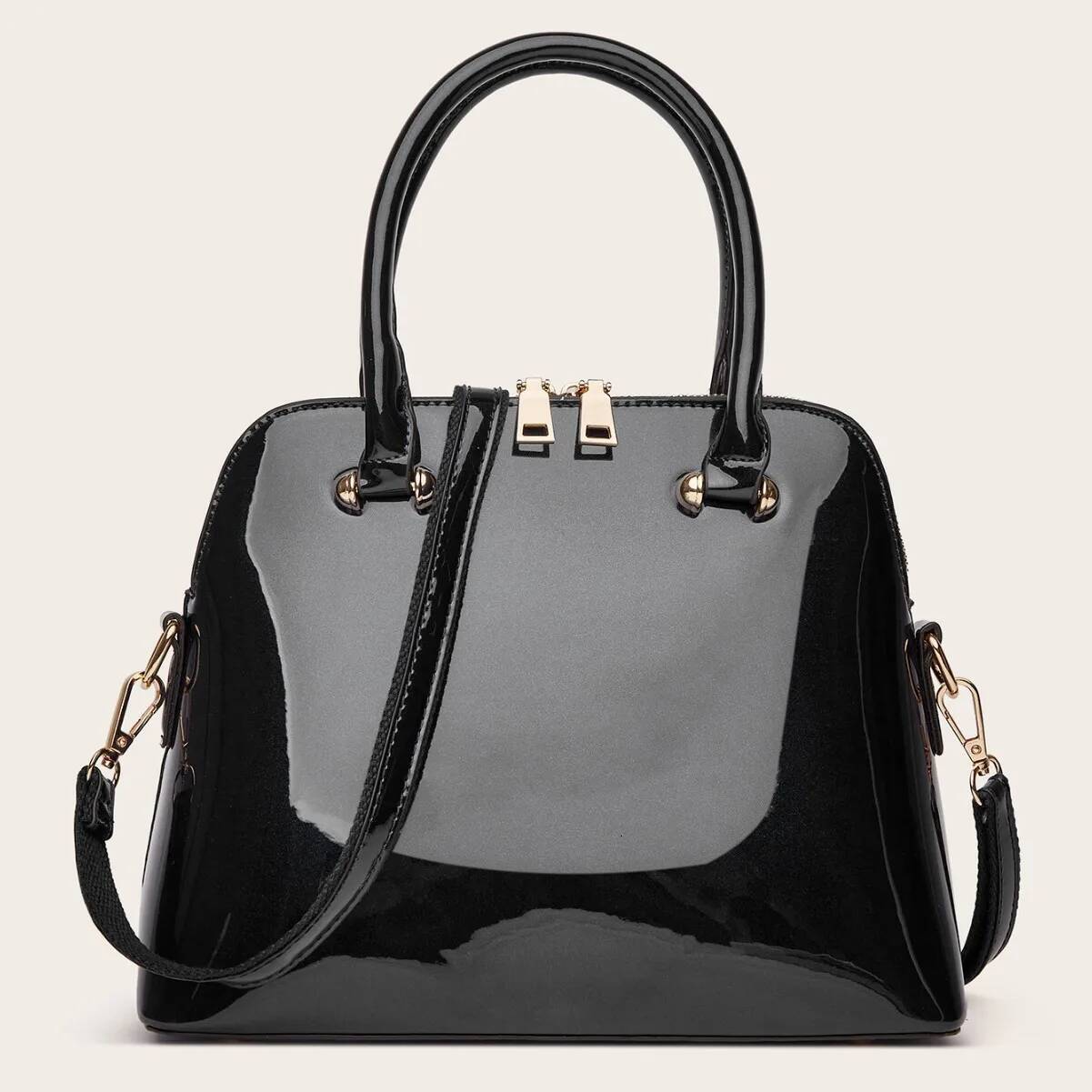2025 New Patent Leather Women Handbag Fashion Shoulder Crossbody High Quality Daily Commuter Bag Women