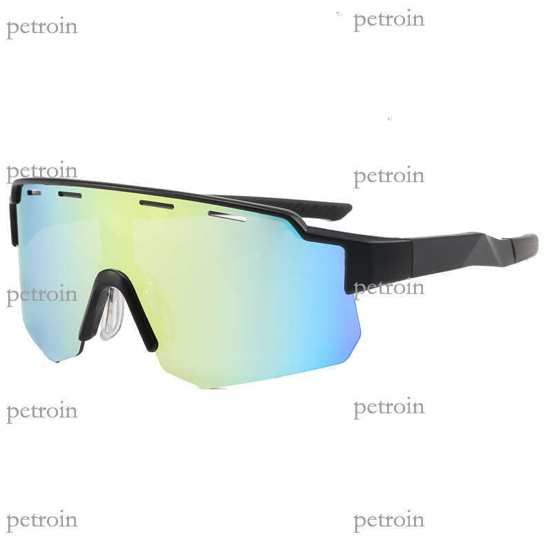 New Outdoor Sports Cycling Glasses Large Frame One-piece Colorful Eye Protection Simple Trendy Sunglasses